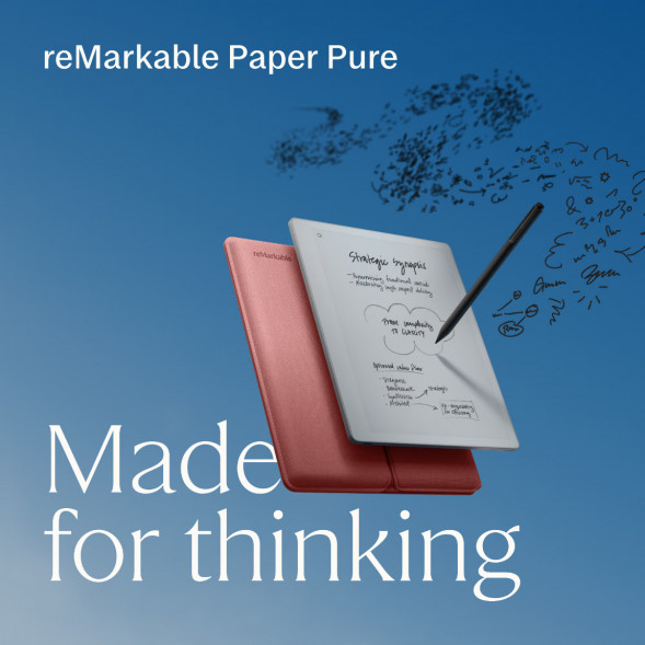 Графический планшет reMarkable Paper Pure+Marker Plus+Sleeve Folio, Desert Pink в Кемерово