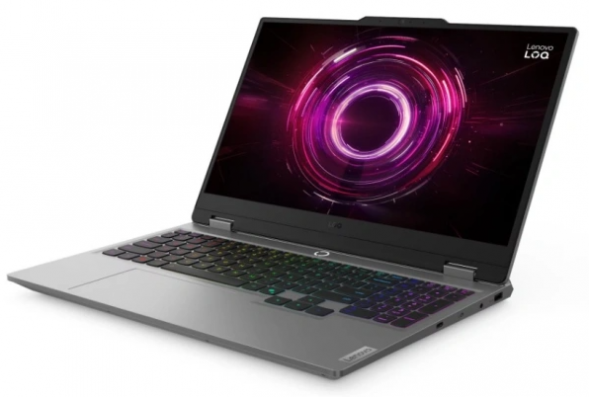 Ноутбук Lenovo LOQ 15AHP10 (83JG003EPB) (15.6 &amp;quot;, Ryzen 7 250 3.3 ГГц, 8 ядер, 16 Гб DDR5, 512 Гб SSD, GeForce RTX 5050, Windows 11 Home), Серый в Кемерово