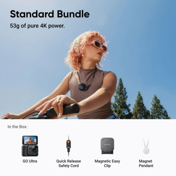 Экшн-камера Insta360 GO Ultra Standard Bundle, Black в Кемерово