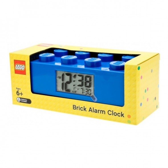 Будильник LEGO 9002151 Кирпичик, синий в Кемерово