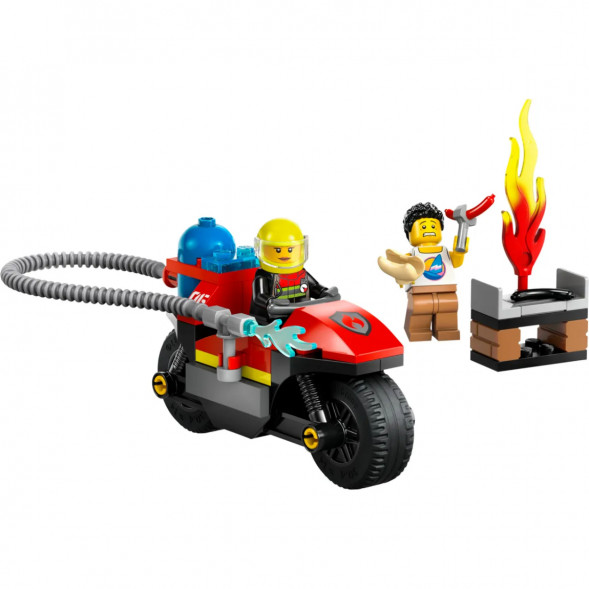 Конструктор LEGO City 60410 Пожарно-спасательный мотоцикл в Кемерово