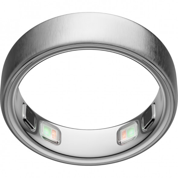 Умное кольцо Oura Ring 5 (размер 7), матовое серебро/Brushed Silver в Кемерово