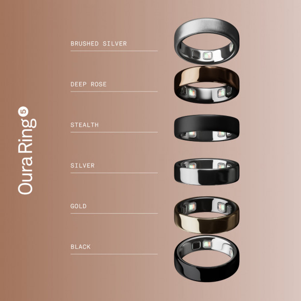 Умное кольцо Oura Ring 5 (размер 7), розовое золото/Deep Rose в Кемерово