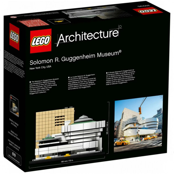 Конструктор LEGO Architecture 21035 Музей Соломона Гуггенхайма в Кемерово