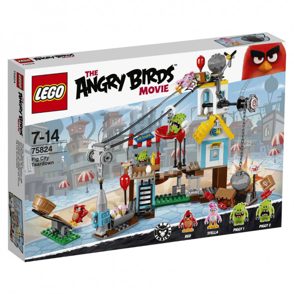 Конструктор LEGO Angry Birds 75824 Разгром Свинограда в Кемерово