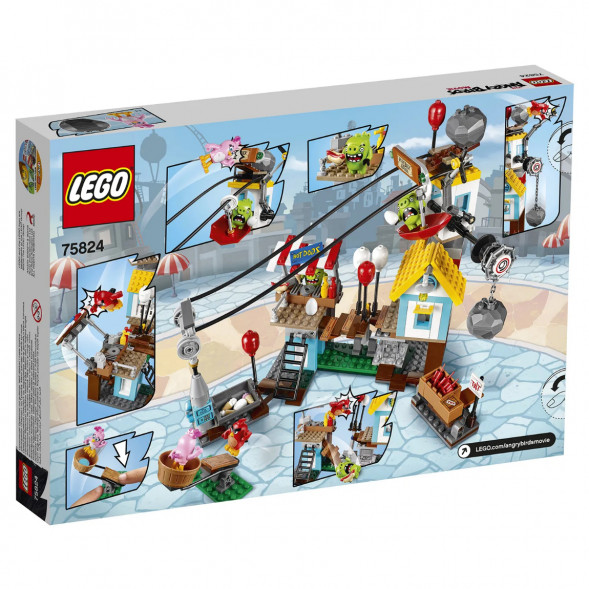 Конструктор LEGO Angry Birds 75824 Разгром Свинограда в Кемерово