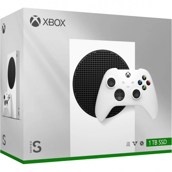 Игровая приставка Microsoft Xbox Series S, 1 ТБ, белый в Кемерово