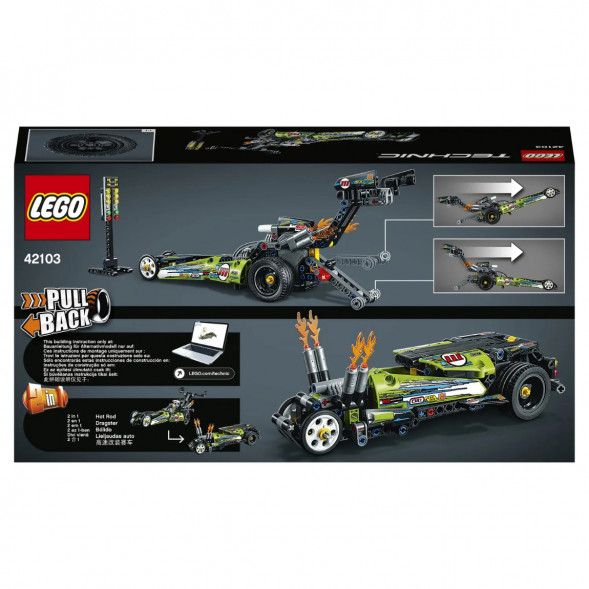 Конструктор LEGO Technic 42103 Драгстер в Кемерово