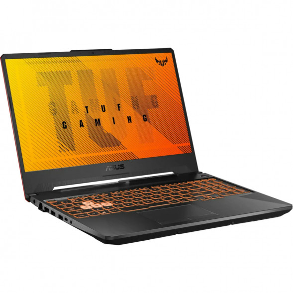 Ноутбук ASUS TUF Gaming A15 FA506NCG-HN330 (15.6&amp;quot;, IPS, AMD Ryzen 7 8845HS 3.8ГГц, 8-ядерный, 16ГБ DDR5, 512ГБ SSD, NVIDIA GeForce RTX 3050 - 4 ГБ, без ОС), черный в Кемерово