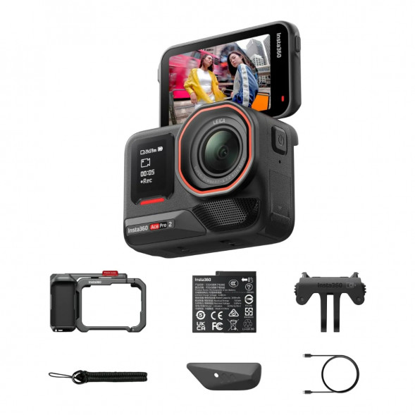 Экшн-камера Insta360 Ace Pro 2 Single Battery Xplorer Bundle, Gray в Кемерово