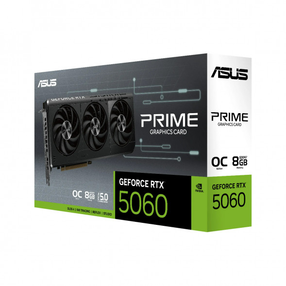 Видеокарта ASUS GeForce RTX 5060 Prime OC 8Gb (PRIME-RTX5060-O8G) в Кемерово
