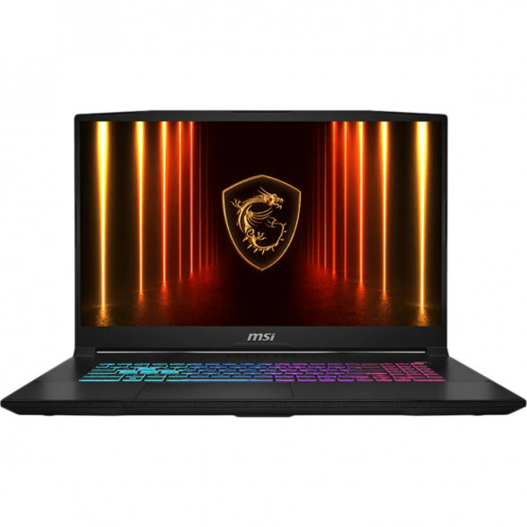 Ноутбук MSI Katana 17 HX B14WGK-274XRU (17.3&amp;quot;, IPS, Intel Core i7 14650HX 2.2ГГц, 16 ядер, 32ГБ DDR5, 1ТБ SSD, NVIDIA GeForce RTX 5070 - 8 ГБ, TGP 115Вт, без ОС), черный в Кемерово