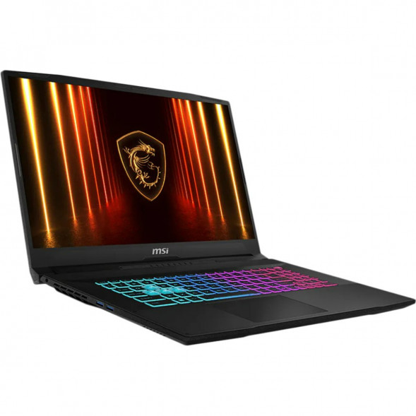Ноутбук MSI Katana 17 HX B14WGK-274XRU (17.3&amp;quot;, IPS, Intel Core i7 14650HX 2.2ГГц, 16 ядер, 32ГБ DDR5, 1ТБ SSD, NVIDIA GeForce RTX 5070 - 8 ГБ, TGP 115Вт, без ОС), черный в Кемерово