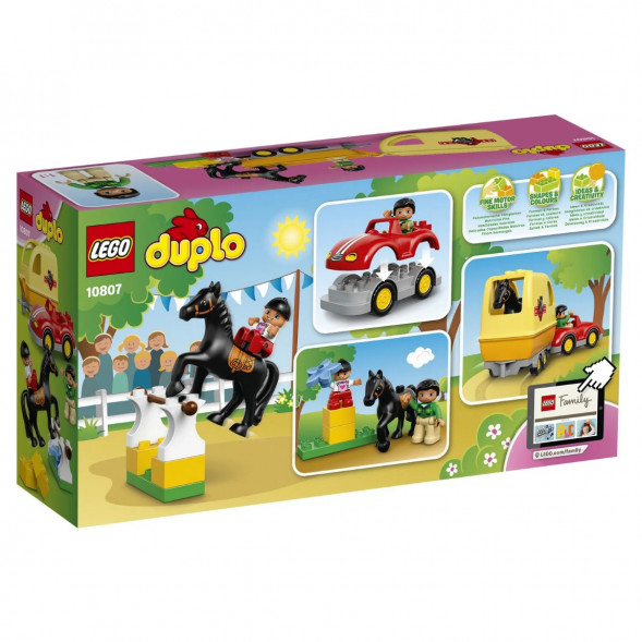 Конструктор LEGO DUPLO Town 10807 Трейлер для лошадок в Кемерово