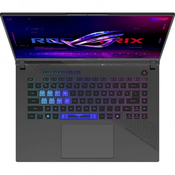 Ноутбук ASUS ROG Strix G16 G614PR-RV090 (16&amp;quot;, IPS, AMD Ryzen 9 8940HX 2.4ГГц, 16 ядер, 32ГБ DDR5, 1ТБ SSD, 	 NVIDIA GeForce RTX 5070 Ti - 12 ГБ, TGP 140Вт, без ОС), серый в Кемерово