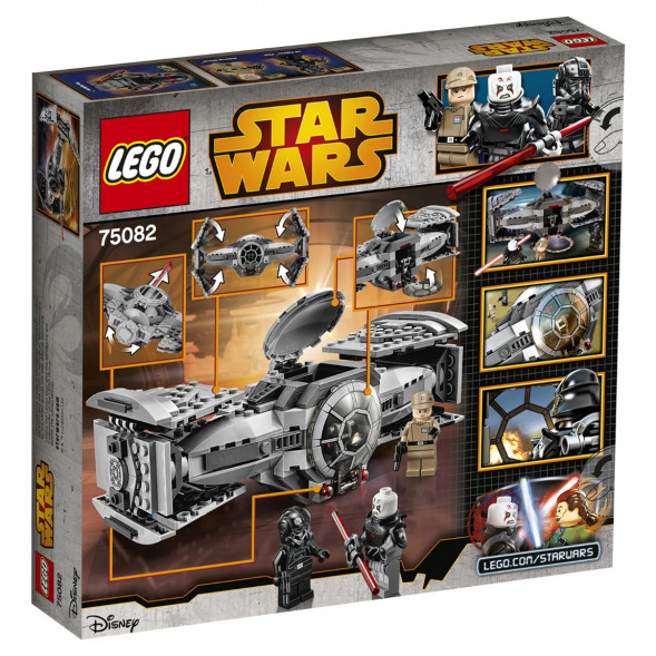 Конструктор LEGO Star Wars 75082 Улучшенный Прототип TIE Истребителя в Кемерово