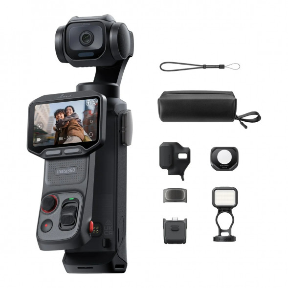 Экшн-камера Insta360 Luna Pro Fill Light Bundle, Cosmic Black в Кемерово