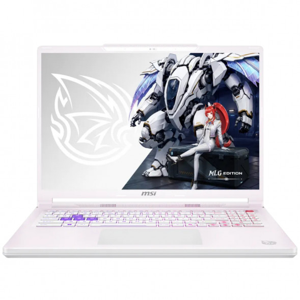 Ноутбук MSI Crosshair A16 HX MLG Edition E8WFK-090XRUY (16&amp;quot;, IPS, AMD Ryzen 9 8940HX 2.4ГГц, 16 ядер, 16ГБ DDR5, 1ТБ SSD, NVIDIA GeForce RTX 5060 - 8 ГБ, без ОС), белый в Кемерово