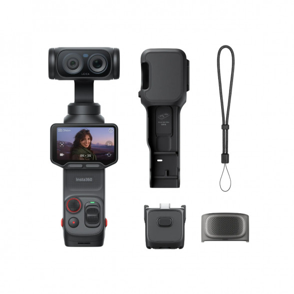 Экшн-камера Insta360 Luna Ultra Standard Combo, Cosmic Black в Кемерово