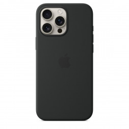 Чехол Apple для iPhone 16 Pro Max Silicone MagSafe, Black (MYYT3ZM/A)