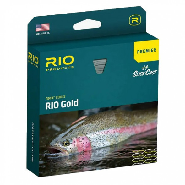 Леска RIO Premier Gold Floating Fly Line WF7F, мох/золото в Кемерово