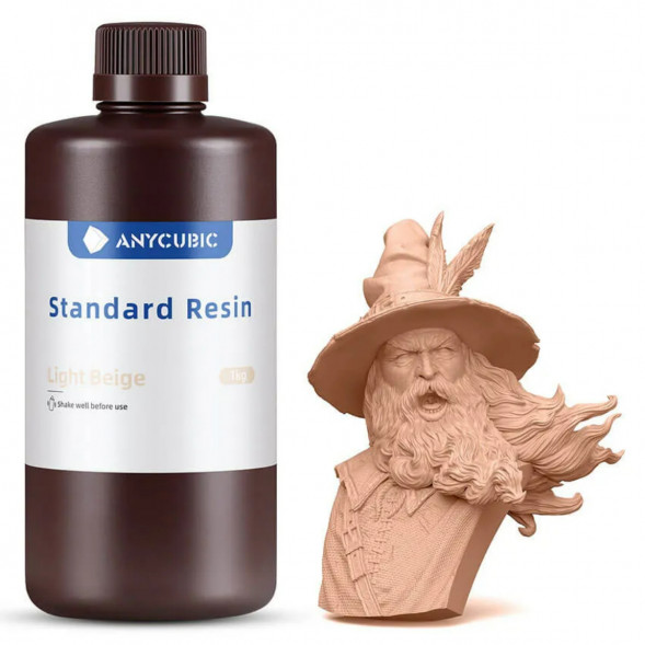 Смола для фотополимерного  принтера Anycubic Standard Resin Light Beige (Бежевый) в Кемерово