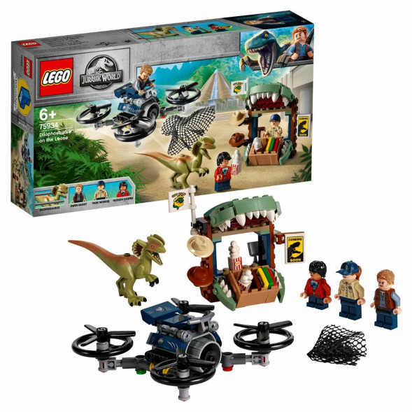 Конструктор LEGO Jurassic World 75934 Побег дилофозавра в Кемерово
