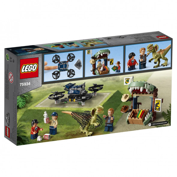 Конструктор LEGO Jurassic World 75934 Побег дилофозавра в Кемерово