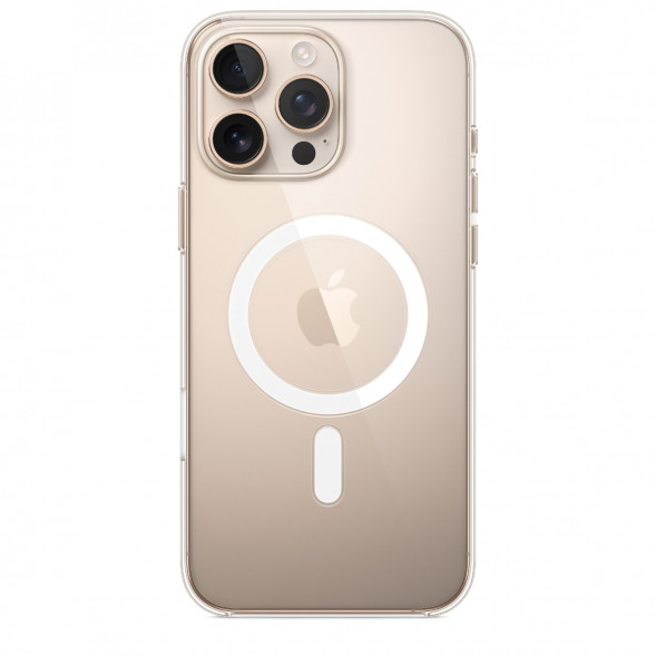 Чехол Apple Clear Case with MagSafe для iPhone 16 Pro Max, прозрачный (MA7F4ZM/A) в Кемерово