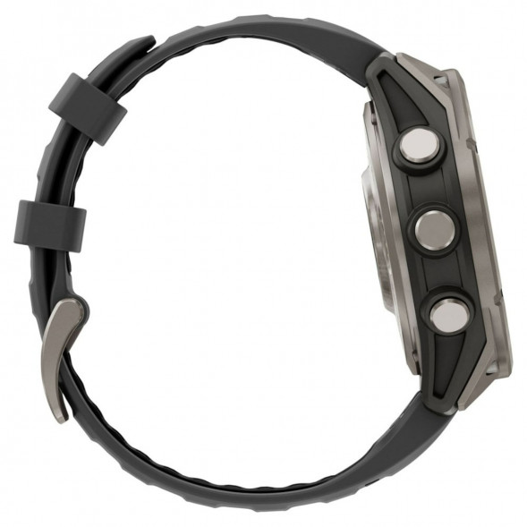 Умные часы Garmin Fenix 8 PRO, 47 мм, AMOLED, Sapphire, Titanium with Graphite/Black Silicone Band 010-03198-10 в Кемерово