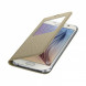 Чехол для Samsung Galaxy S6 S-View Cover (EF-CG920BFE), Gold в Кемерово