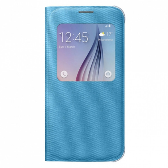 Чехол для Samsung Galaxy S6 S-View Cover (EF-CG920BLE), Blue в Кемерово