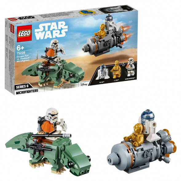 Конструктор LEGO Star Wars 75228 Спасательная капсула Микрофайтеры дьюбэк в Кемерово