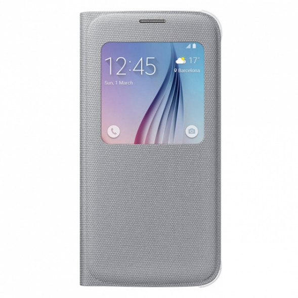 Чехол для Samsung Galaxy S6 S-View Cover (EF-CG920BSE), Silver в Кемерово