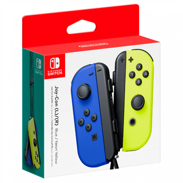 Геймпад Nintendo Switch Joy-Con controllers Duo, синий/желтый в Кемерово