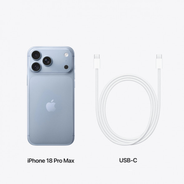 Смартфон Apple iPhone 18 Pro Max 1TB (SIM + eSIM), Glacier в Кемерово