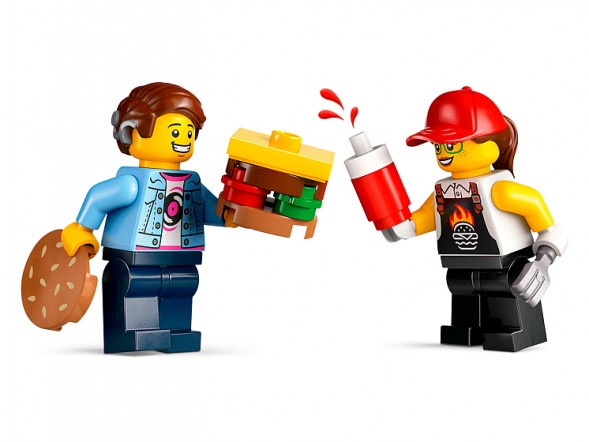Конструктор LEGO City 60404 Бургерная на колесах в Кемерово