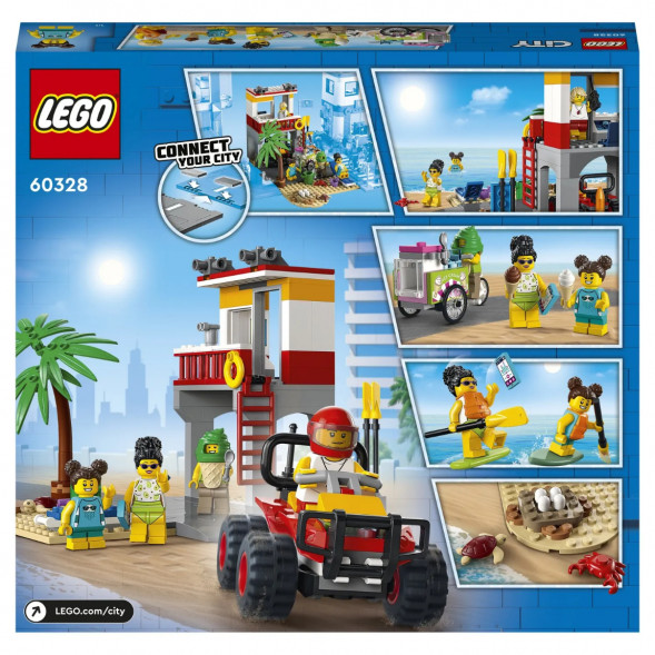 Конструктор LEGO City 60328 Пост спасателей на пляже в Кемерово