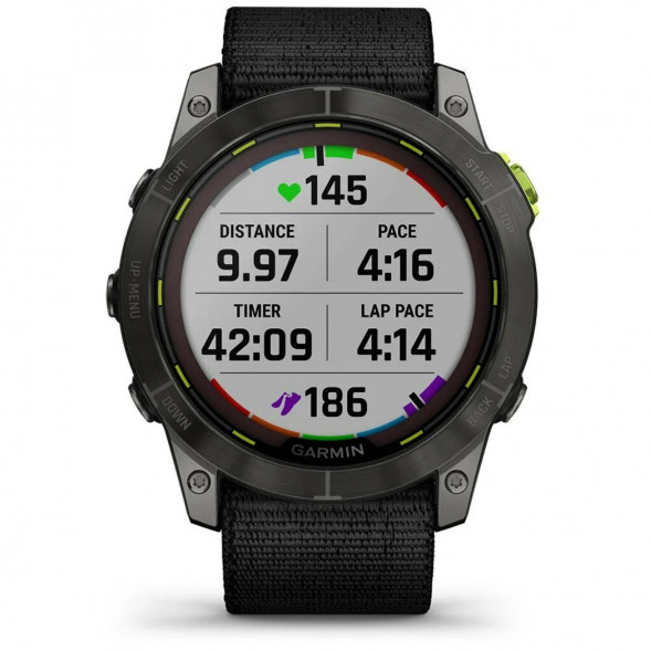 Умные часы Garmin Enduro 2 угольно-серый DLC титановый с нейлоновым ремешком UltraFit 010-02754-01 в Кемерово
