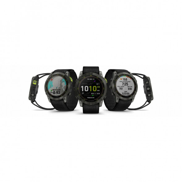 Умные часы Garmin Enduro 2 угольно-серый DLC титановый с нейлоновым ремешком UltraFit 010-02754-01 в Кемерово