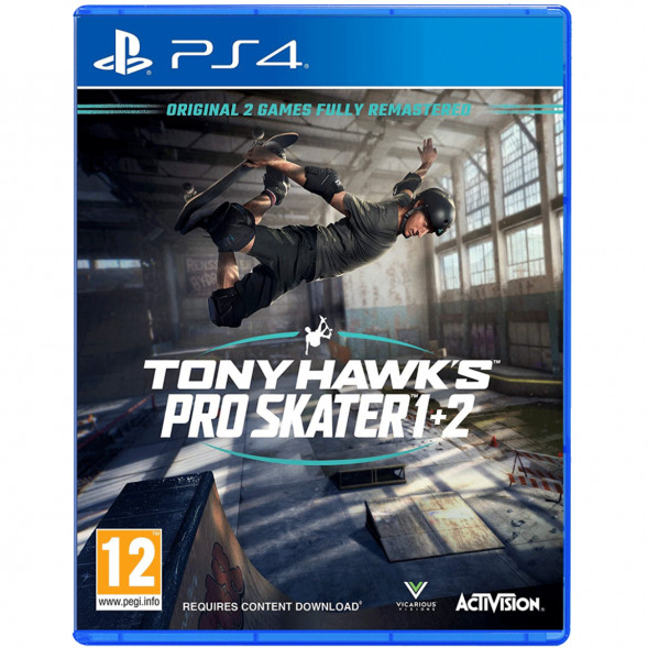 Игра Tony Hawk&amp;#039;s Pro Skater 1 + 2 [PS4, английская версия] в Кемерово