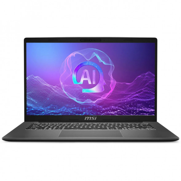 Ноутбук MSI Modern A14 AI+ F3HMG-041XRU (14&amp;quot;, IPS, AMD Ryzen AI 5 330 2ГГц, 4 ядра, 16ГБ DDR5, 512ГБ SSD, AMD Radeon 820M, без ОС), серый в Кемерово