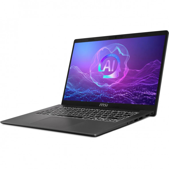 Ноутбук MSI Modern A14 AI+ F3HMG-041XRU (14&amp;quot;, IPS, AMD Ryzen AI 5 330 2ГГц, 4 ядра, 16ГБ DDR5, 512ГБ SSD, AMD Radeon 820M, без ОС), серый в Кемерово