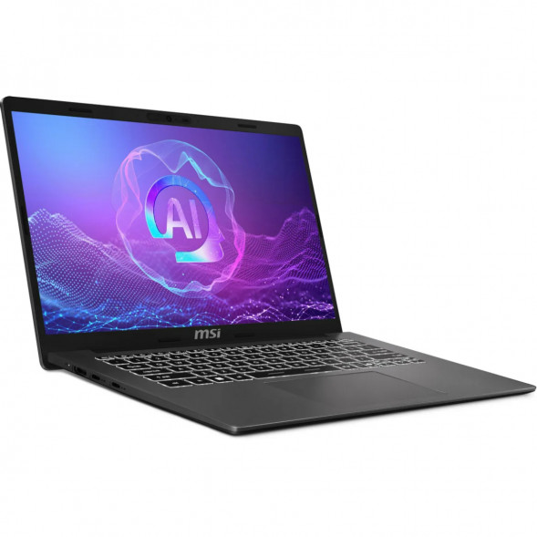 Ноутбук MSI Modern A14 AI+ F3HMG-041XRU (14&amp;quot;, IPS, AMD Ryzen AI 5 330 2ГГц, 4 ядра, 16ГБ DDR5, 512ГБ SSD, AMD Radeon 820M, без ОС), серый в Кемерово