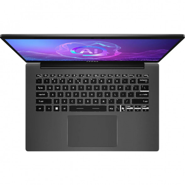 Ноутбук MSI Modern A14 AI+ F3HMG-041XRU (14&amp;quot;, IPS, AMD Ryzen AI 5 330 2ГГц, 4 ядра, 16ГБ DDR5, 512ГБ SSD, AMD Radeon 820M, без ОС), серый в Кемерово