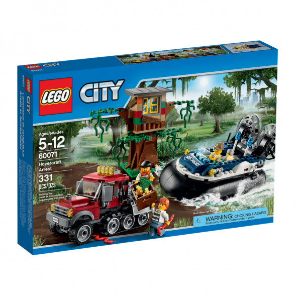Конструктор LEGO City 60071 Полицейский корабль на воздушной подушке в Кемерово