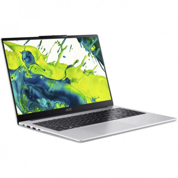 Ноутбук Acer Aspire Lite AL15-74P-569P (15.6&amp;quot;, IPS, Intel Core Ultra 5 125H 1.2ГГц, 14-ядерный, 16ГБ DDR5, 512ГБ SSD, Intel Arc, без ОС), серебристый в Кемерово