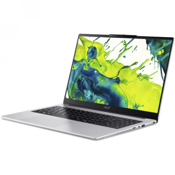 Ноутбук Acer Aspire Lite AL15-74P-569P (15.6&amp;quot;, IPS, Intel Core Ultra 5 125H 1.2ГГц, 14-ядерный, 16ГБ DDR5, 512ГБ SSD, Intel Arc, без ОС), серебристый в Кемерово