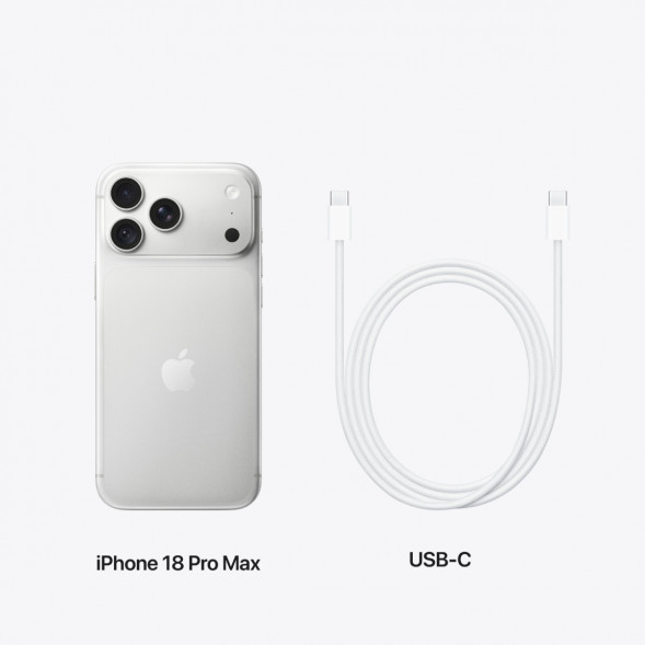 Смартфон Apple iPhone 18 Pro Max 2TB (SIM + eSIM), Silver в Кемерово