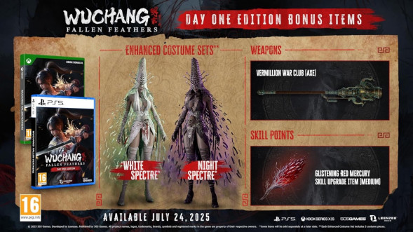 Игра Wuchang: Fallen Feathers. Day One Edition [PS5, русские субтитры] в Кемерово